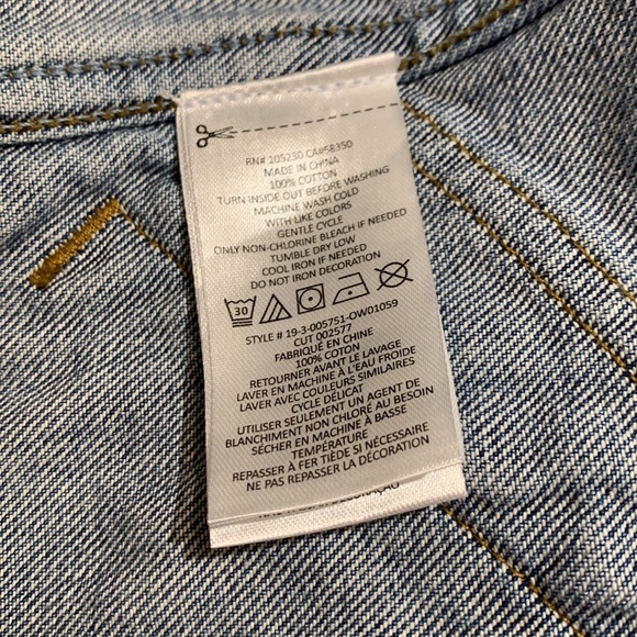 New CURRENT ELLIOTT The Turnt Boulder Jacket Blue size 1 and 2/XS & S - Picture 13 of 14